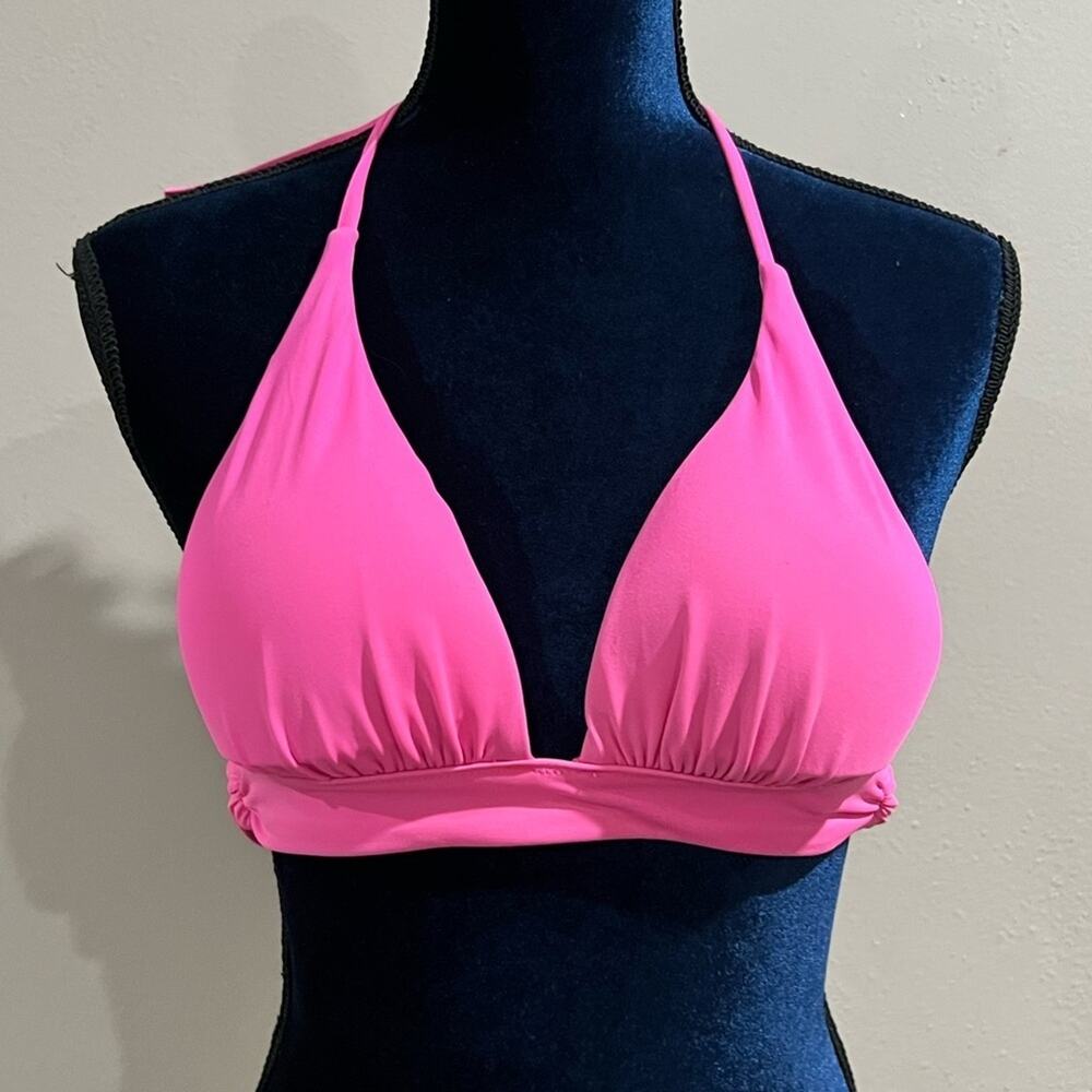 Victoria's Secret pink halter bikini top size small